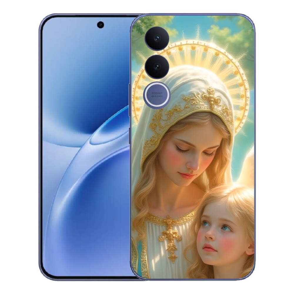 Gelový kryt mmCase na Vivo V70 FE - náboženský motiv 2