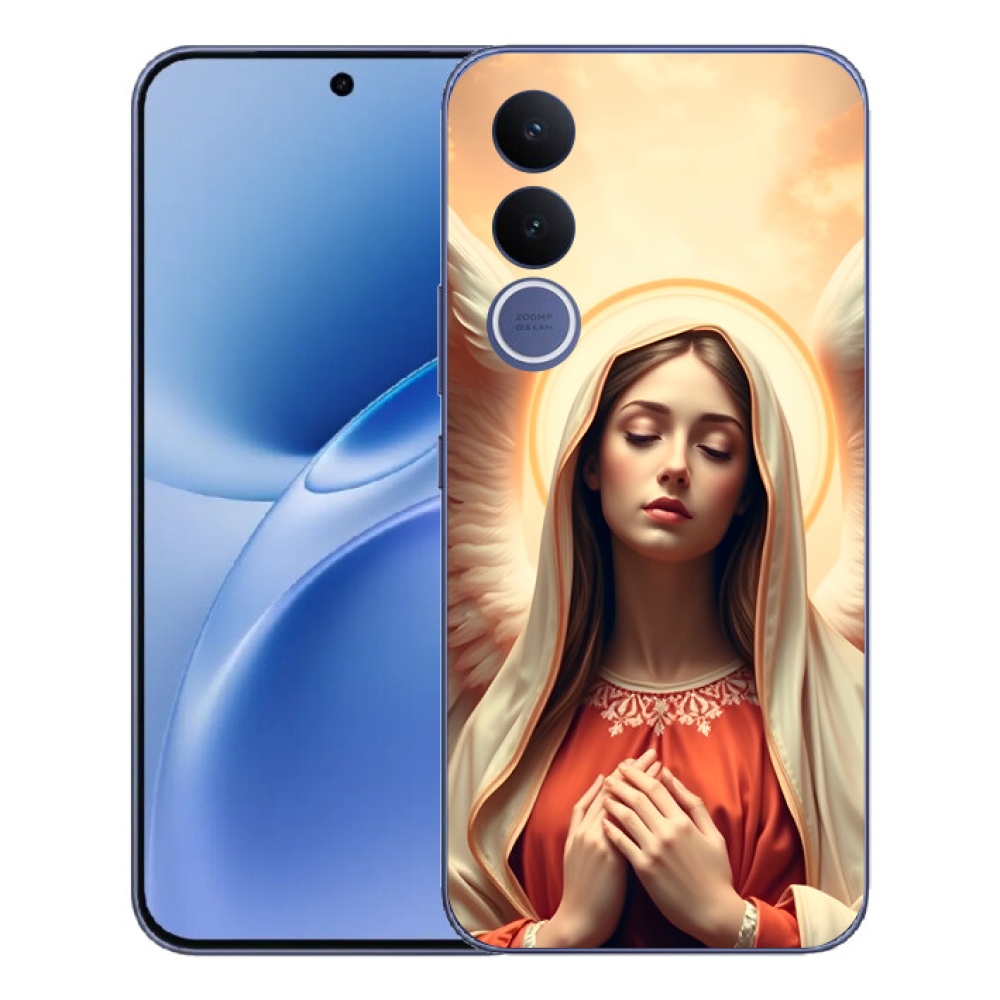 Gelový kryt mmCase na Vivo V70 FE - náboženský motiv