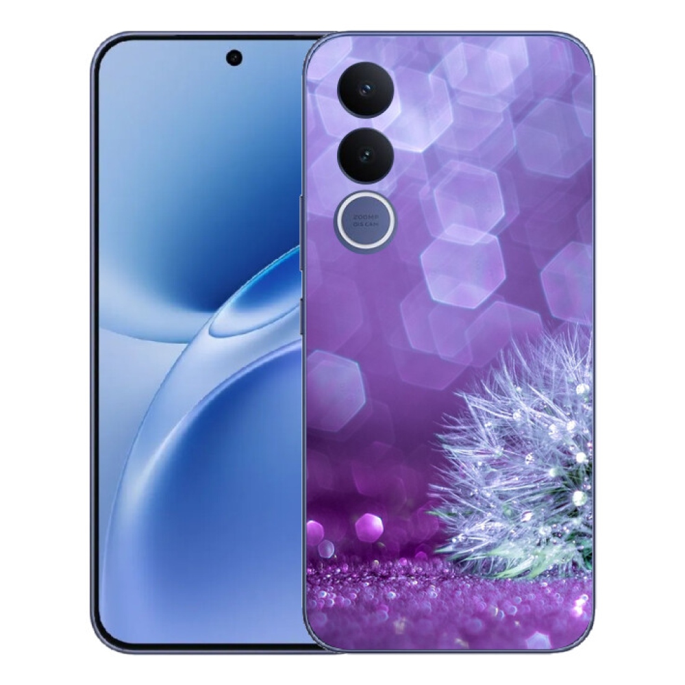 Gelový kryt mmCase na Vivo V70 FE - odkvetlá pampeliška 2