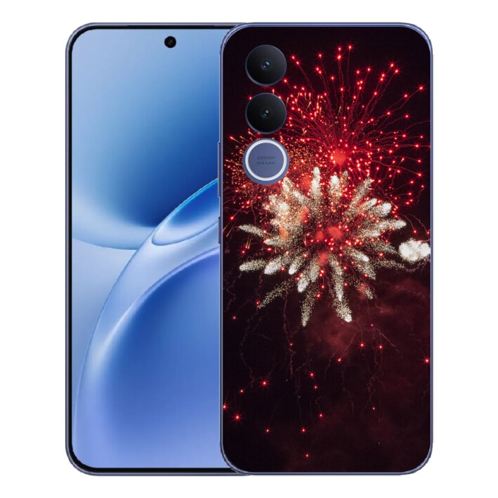 Gelový kryt mmCase na Vivo V70 FE - ohňostroj