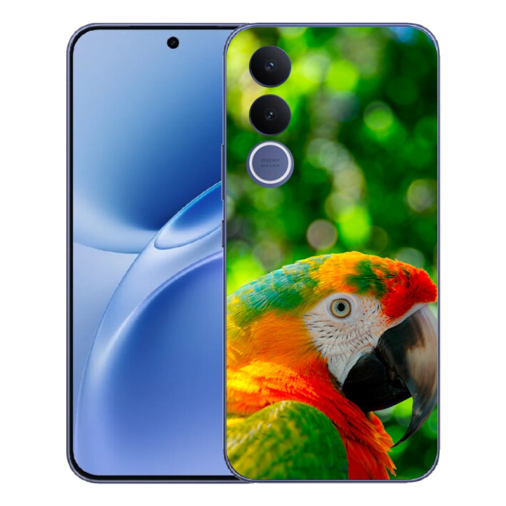 Gelový kryt mmCase na Vivo V70 FE - papoušek ara 3