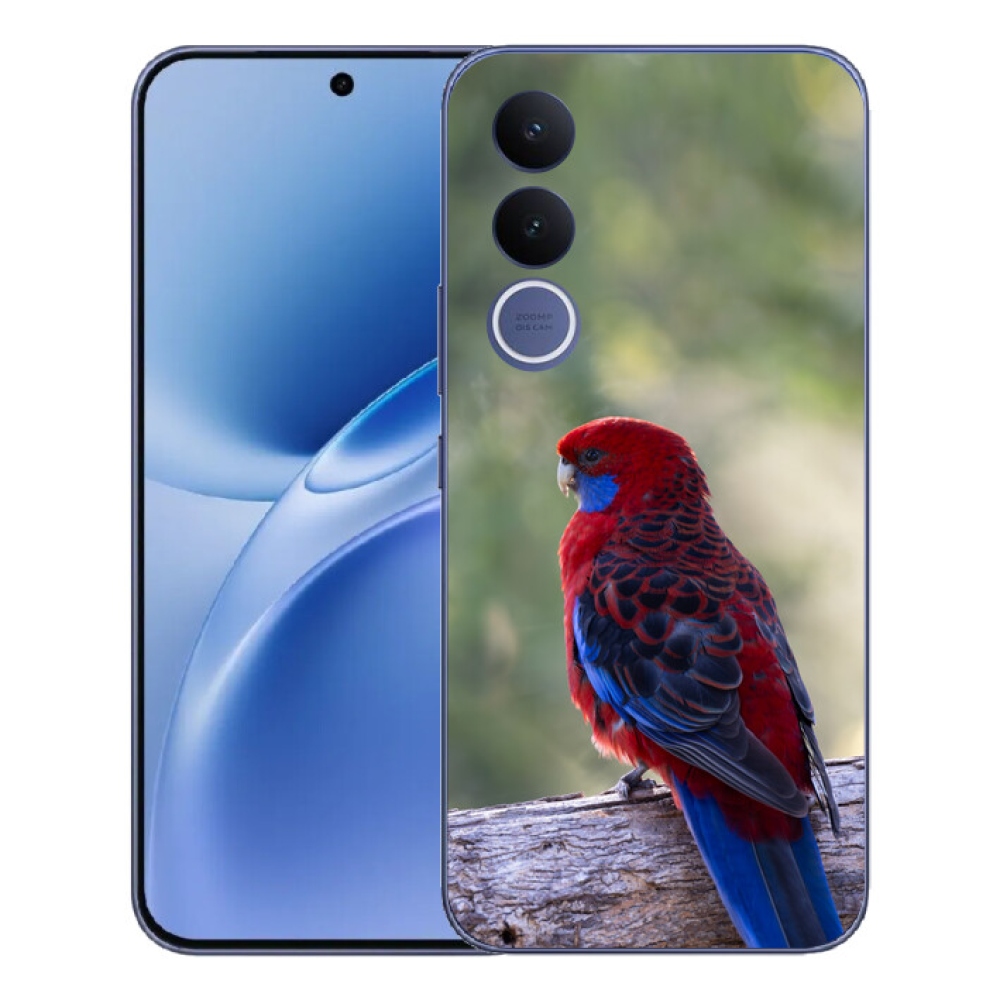 Gelový kryt mmCase na Vivo V70 FE - papoušek rosela