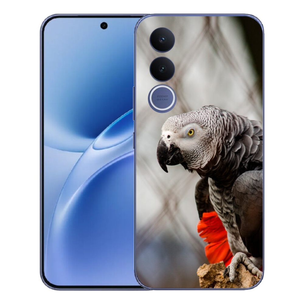 Gelový kryt mmCase na Vivo V70 FE - papoušek žako 3