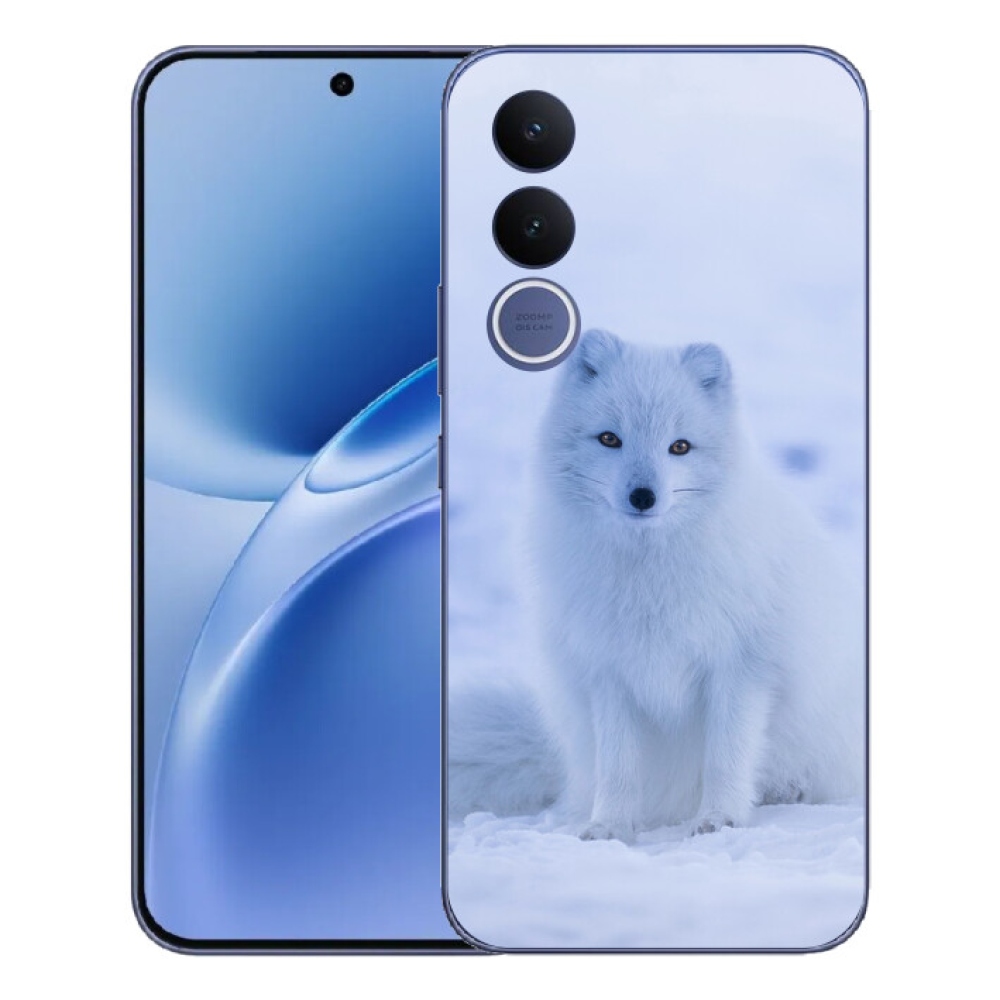 Gelový kryt mmCase na Vivo V70 FE - polární liška