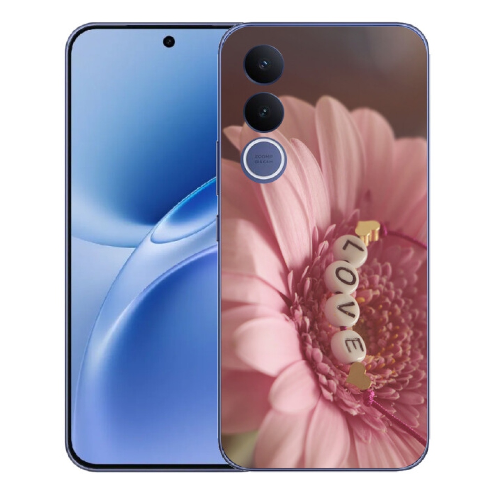 Gelový kryt mmCase na Vivo V70 FE - přívěsek love