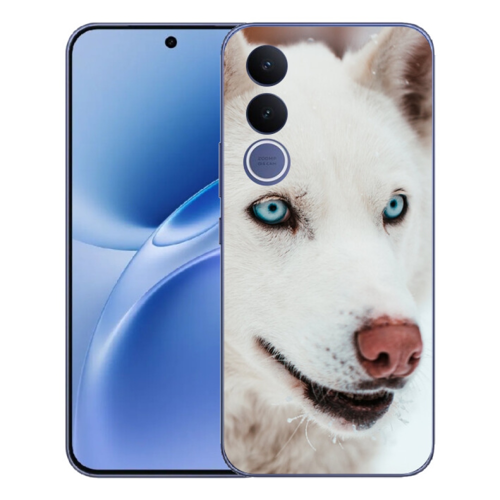 Gelový kryt mmCase na Vivo V70 FE - psí pohled