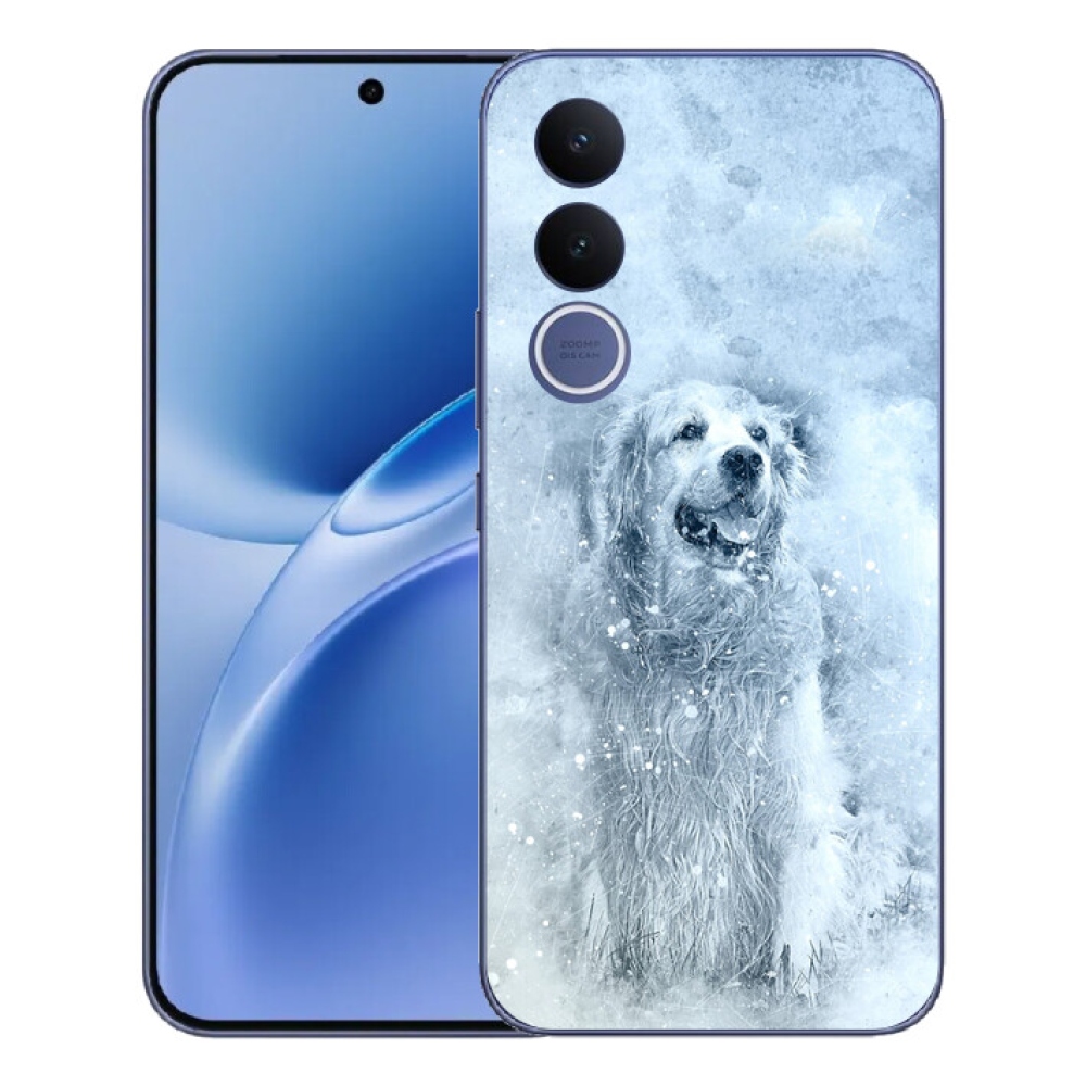 Gelový kryt mmCase na Vivo V70 FE - retrívr