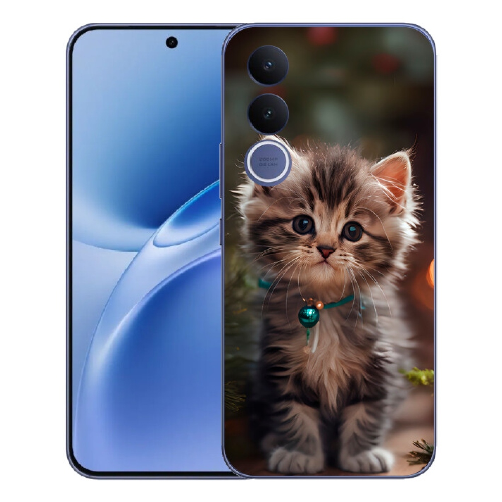 Gelový kryt mmCase na Vivo V70 FE - roztomilé kotě 11