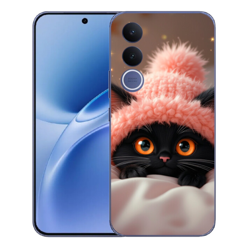 Gelový kryt mmCase na Vivo V70 FE - roztomilé kotě 7