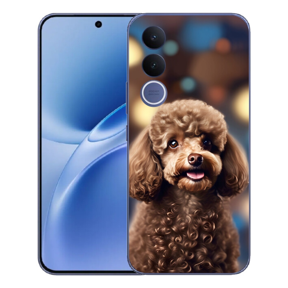 Gelový kryt mmCase na Vivo V70 FE - roztomilý pudl