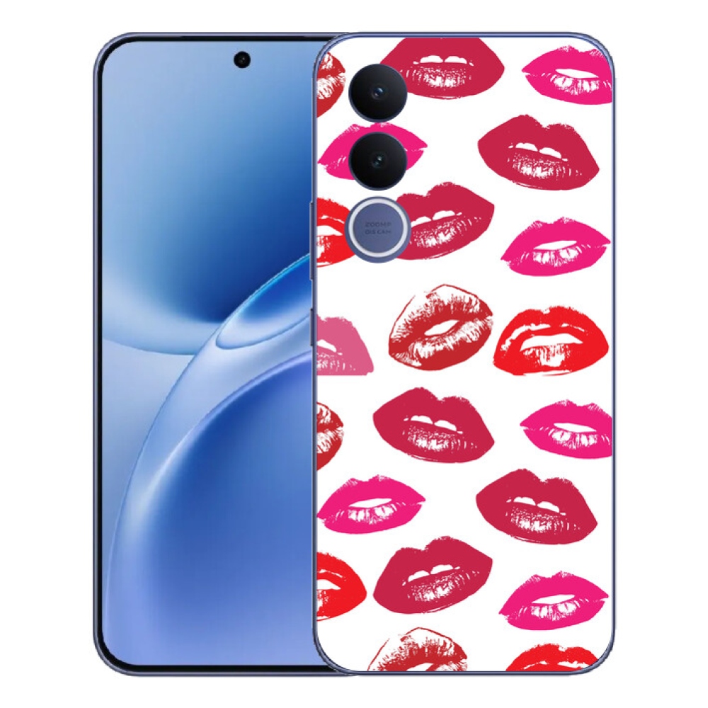 Gelový kryt mmCase na Vivo V70 FE - rty