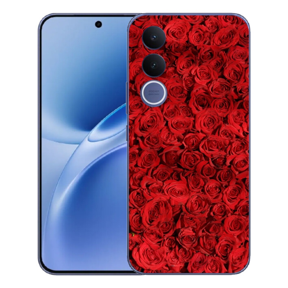 Gelový kryt mmCase na Vivo V70 FE - růže