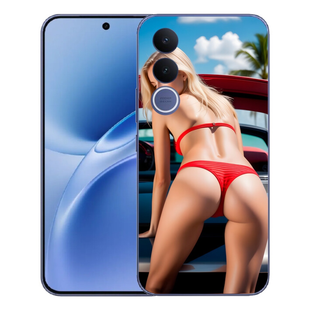 Gelový kryt mmCase na Vivo V70 FE - sexy žena 2