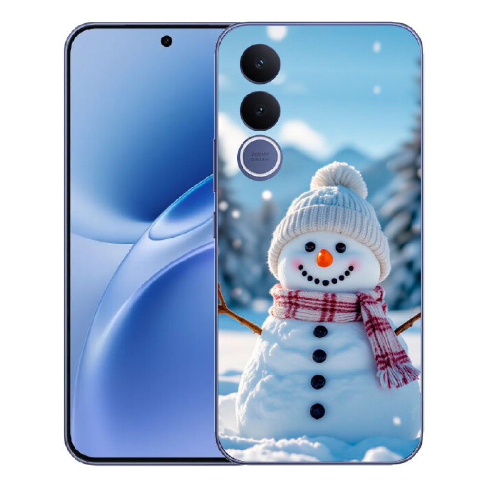 Gelový kryt mmCase na Vivo V70 FE - sněhulák 3