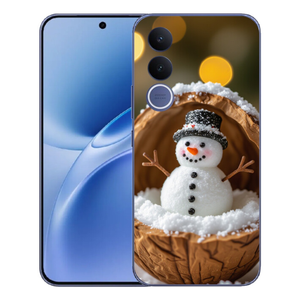 Gelový kryt mmCase na Vivo V70 FE - sněhulák 4