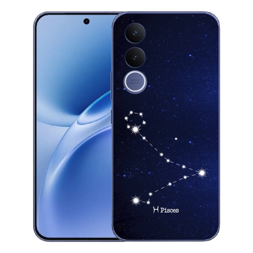 Gelový kryt mmCase na Vivo V70 FE - souhvězdí Ryby