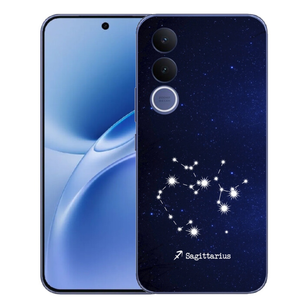 Gelový kryt mmCase na Vivo V70 FE - souhvězdí Střelce