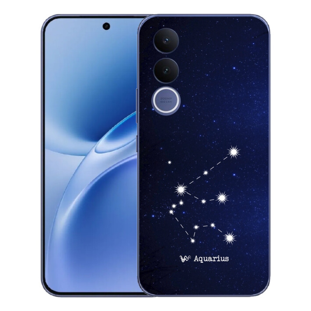 Gelový kryt mmCase na Vivo V70 FE - souhvězdí Vodnáře