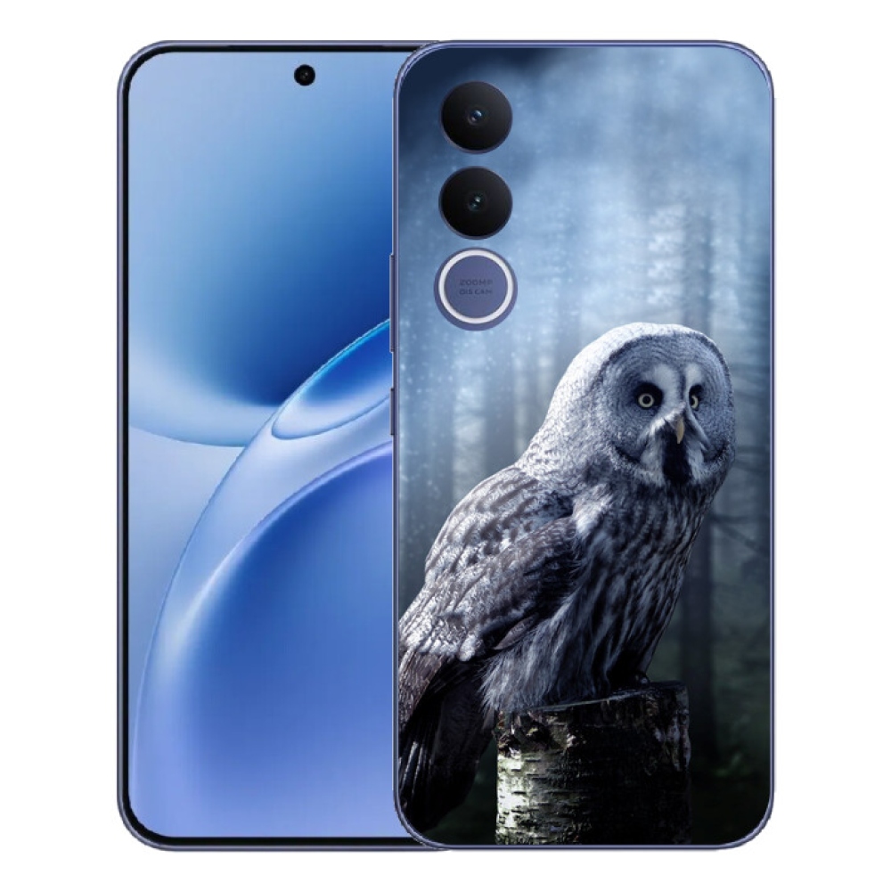 Gelový kryt mmCase na Vivo V70 FE - sova
