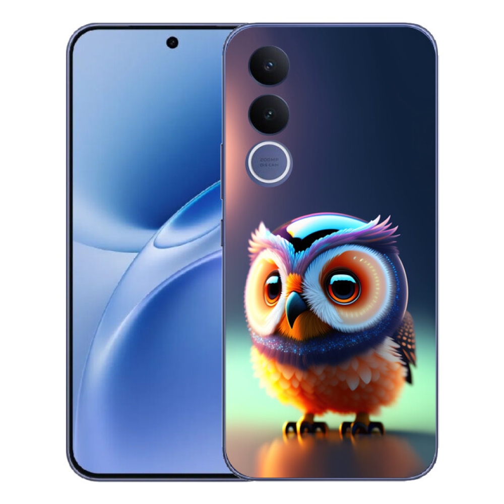 Gelový kryt mmCase na Vivo V70 FE - sovička