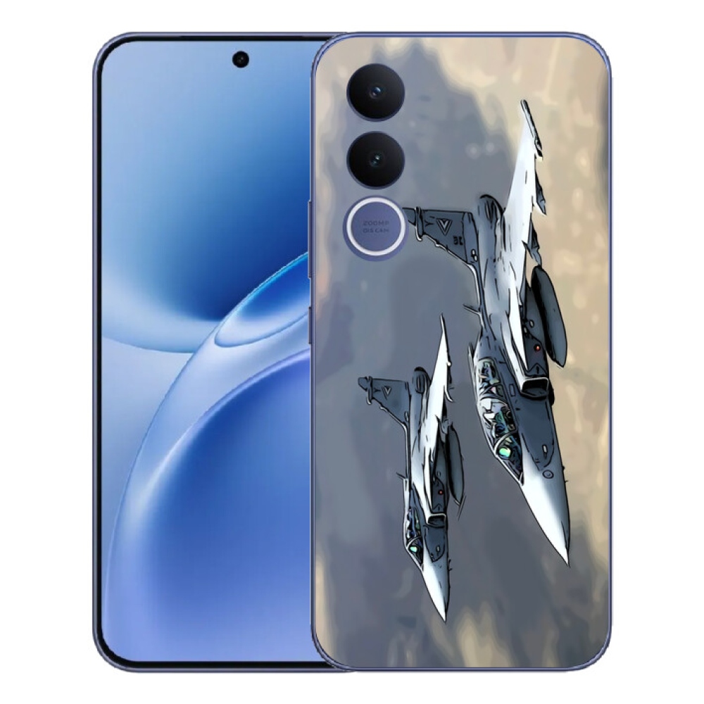 Gelový kryt mmCase na Vivo V70 FE - stíhačky