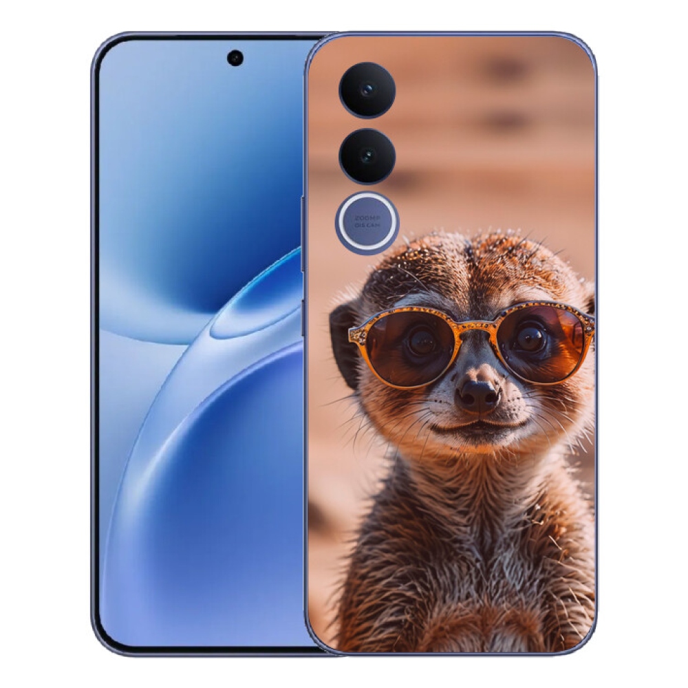 Gelový kryt mmCase na Vivo V70 FE - stylová surikata