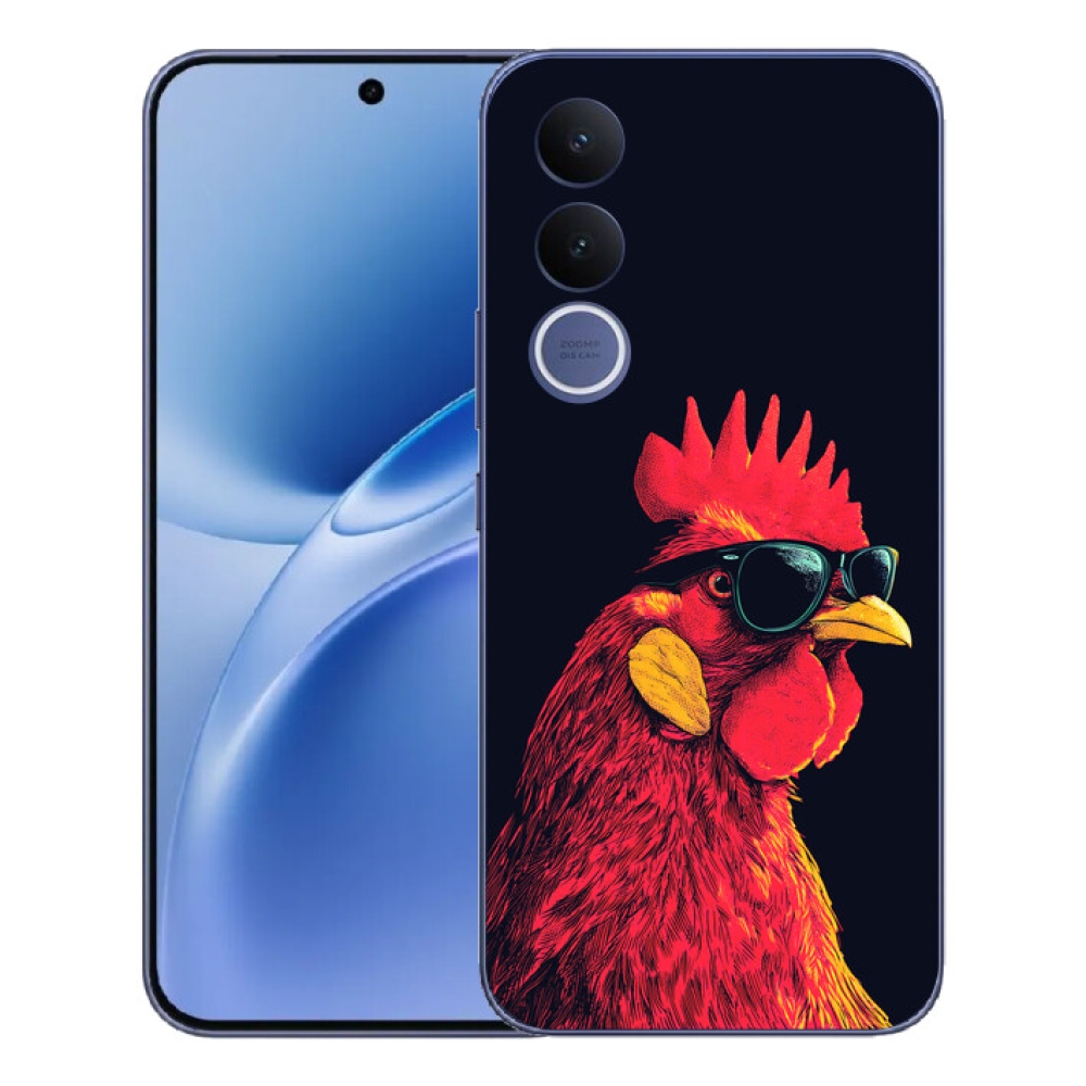 Gelový kryt mmCase na Vivo V70 FE - stylový kohout