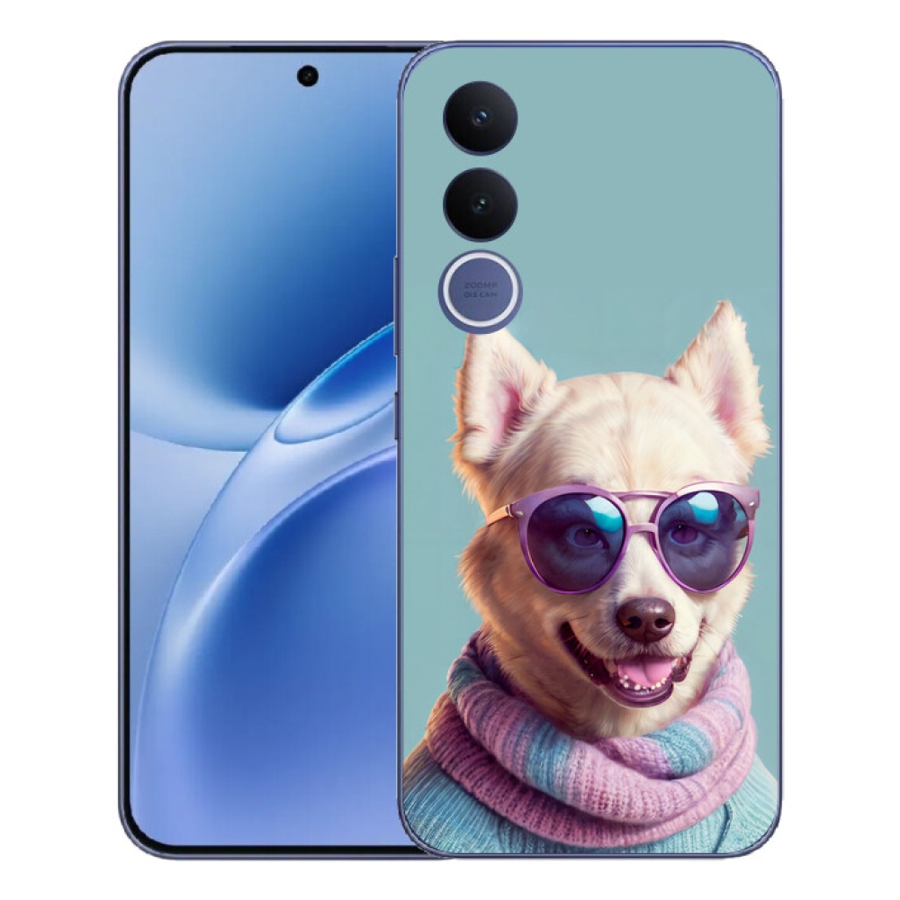 Gelový kryt mmCase na Vivo V70 FE - stylový německý špic