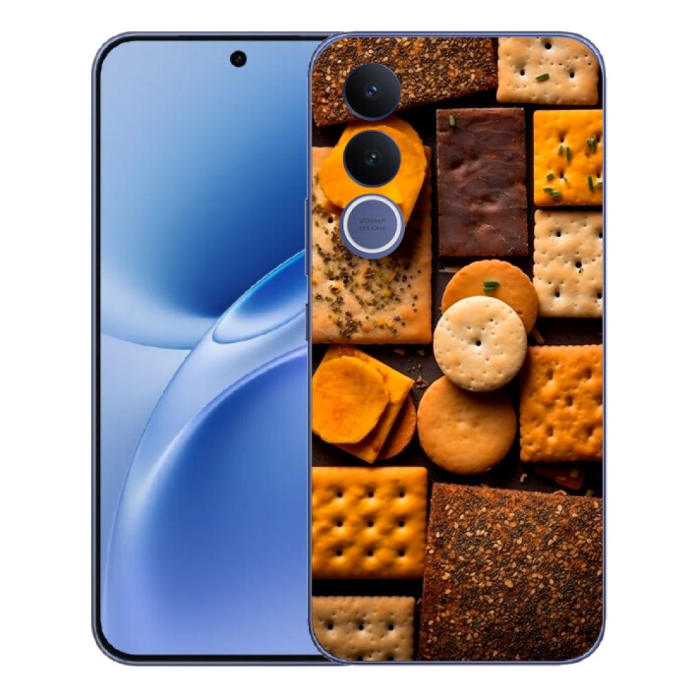 Gelový kryt mmCase na Vivo V70 FE - sušenky