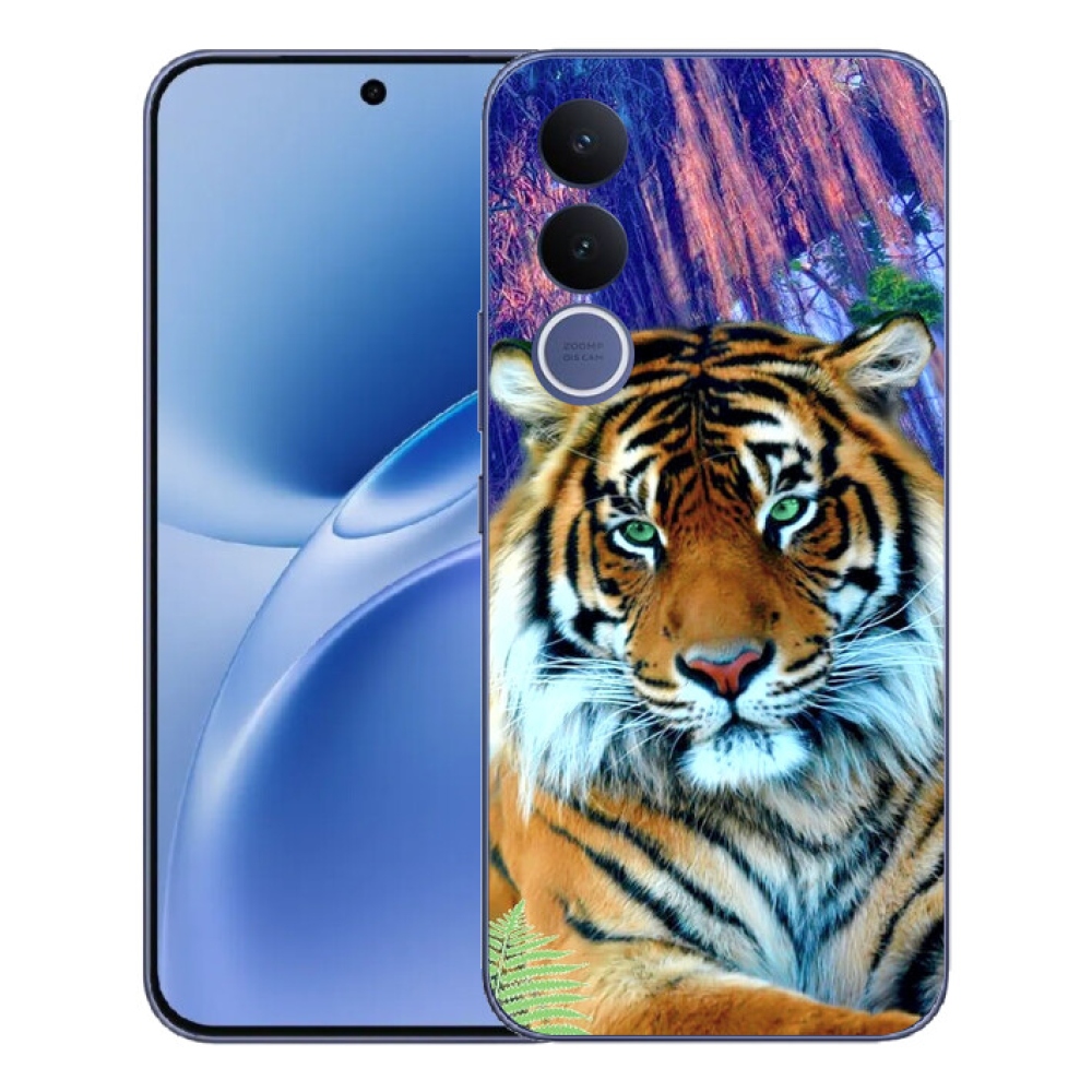 Gelový kryt mmCase na Vivo V70 FE - tygr