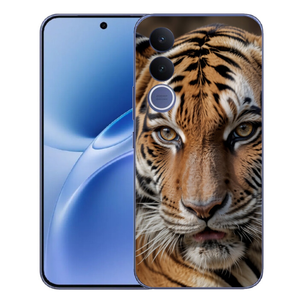 Gelový kryt mmCase na Vivo V70 FE - tygří pohled