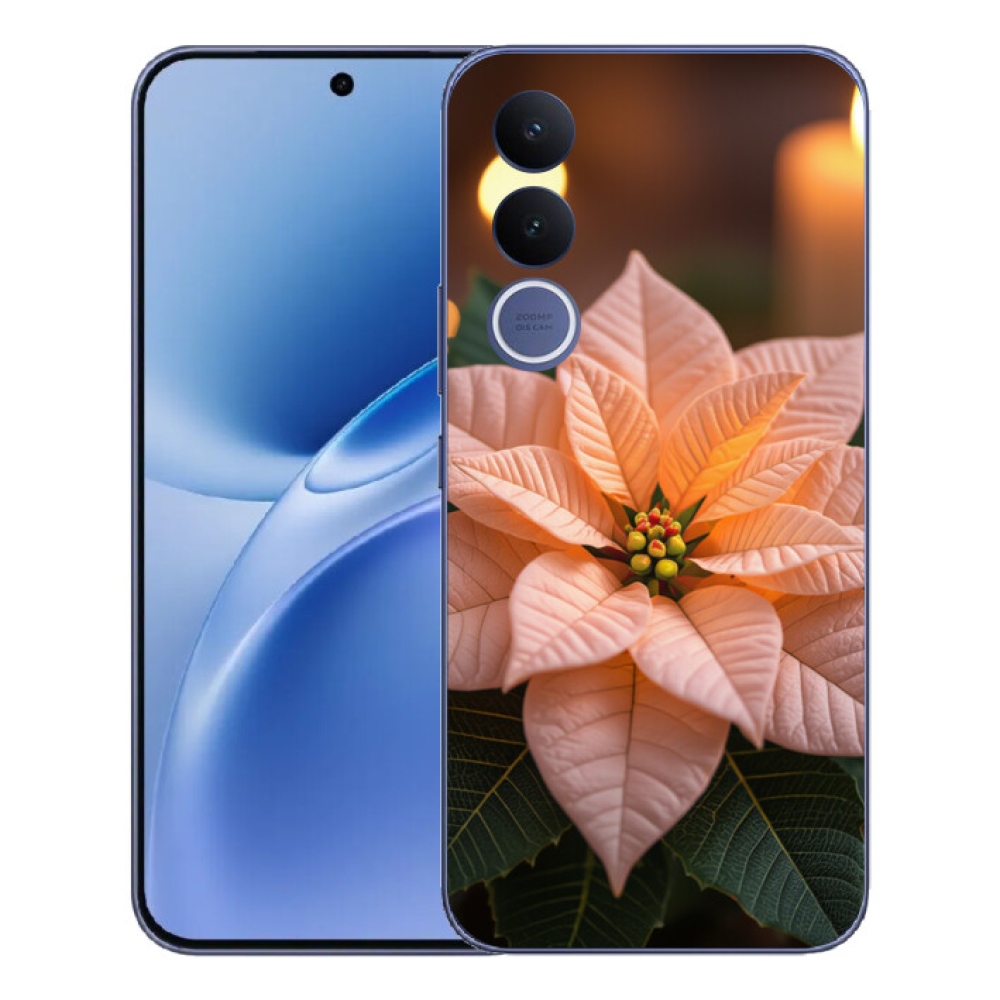 Gelový kryt mmCase na Vivo V70 FE - vánoční hvězda