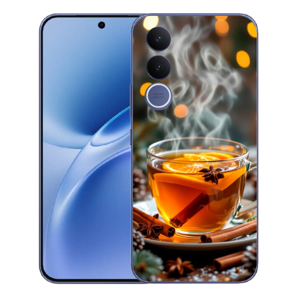 Gelový kryt mmCase na Vivo V70 FE - vánoční punč