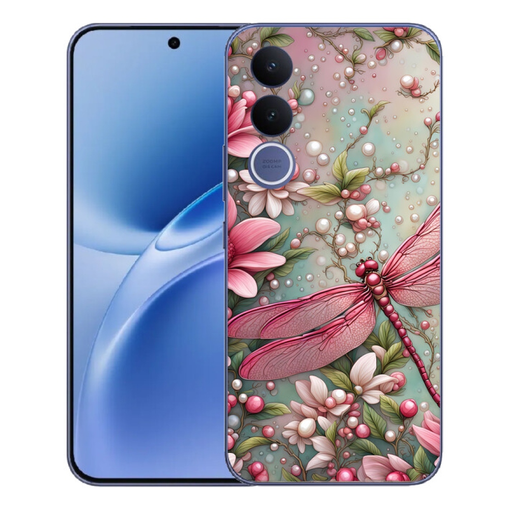 Gelový kryt mmCase na Vivo V70 FE - vážka