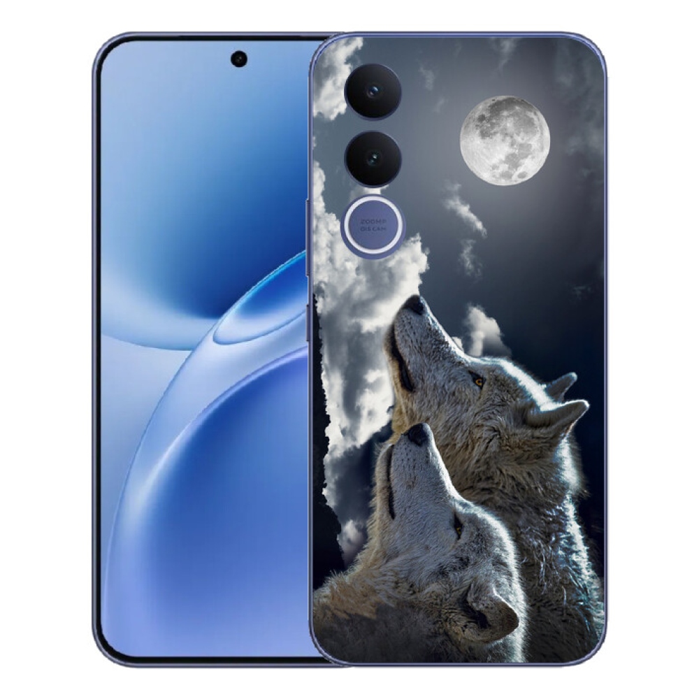 Gelový kryt mmCase na Vivo V70 FE - vlci
