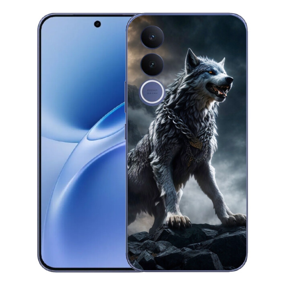 Gelový kryt mmCase na Vivo V70 FE - vlk 1