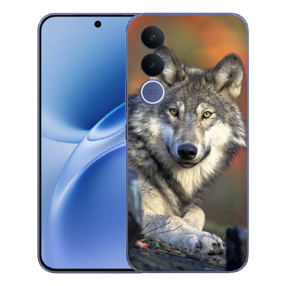 Gelový kryt mmCase na Vivo V70 FE - vlk