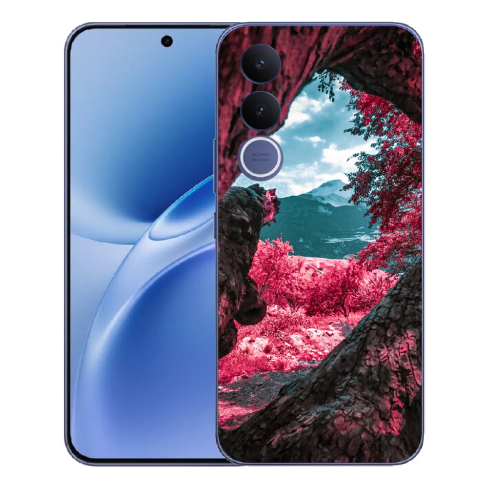 Gelový kryt mmCase na Vivo V70 FE - výhled na hory