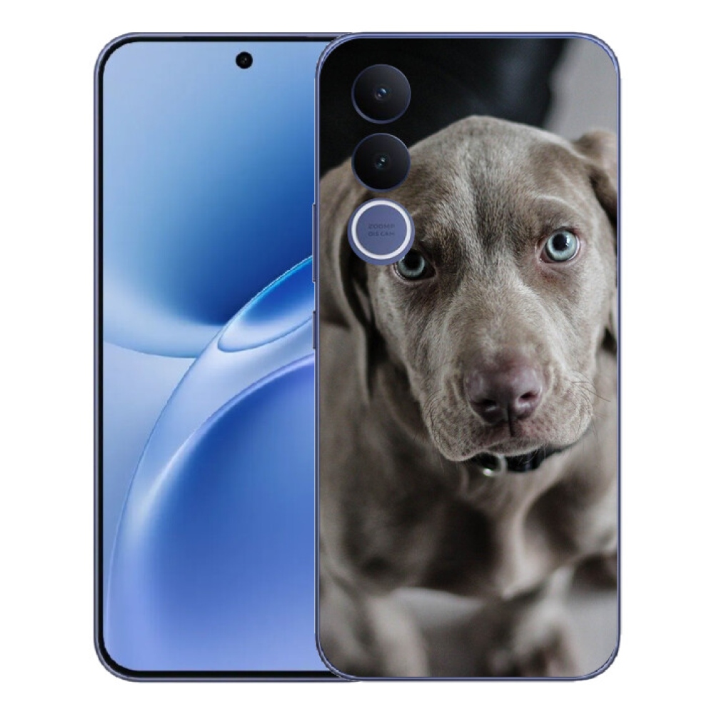 Gelový kryt mmCase na Vivo V70 FE - výmarský ohař