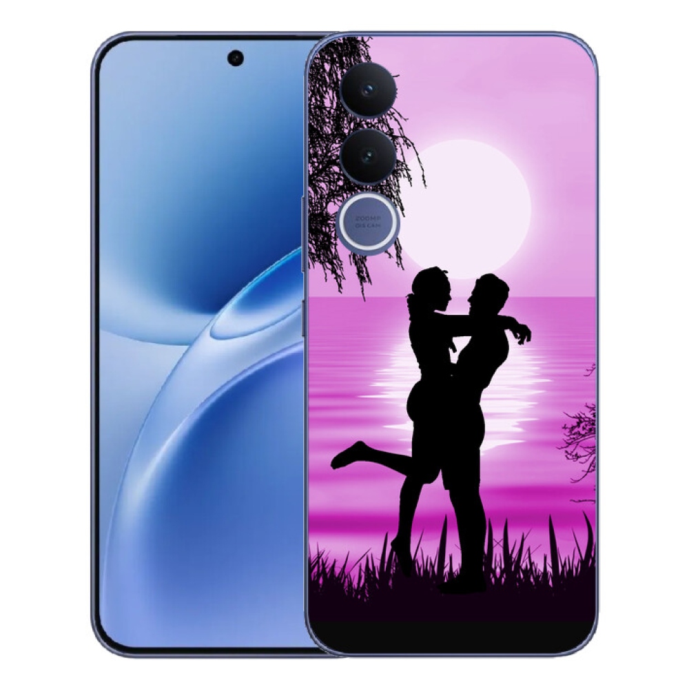 Gelový kryt mmCase na Vivo V70 FE - západ slunce