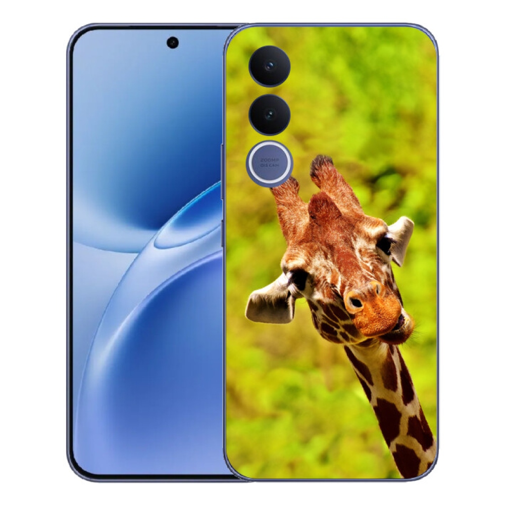 Gelový kryt mmCase na Vivo V70 FE - žirafa