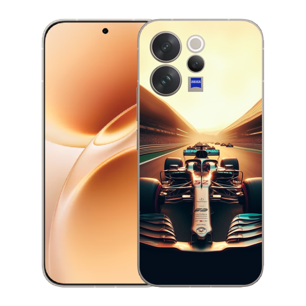 Gelový kryt mmCase na Vivo V70 - formule 1