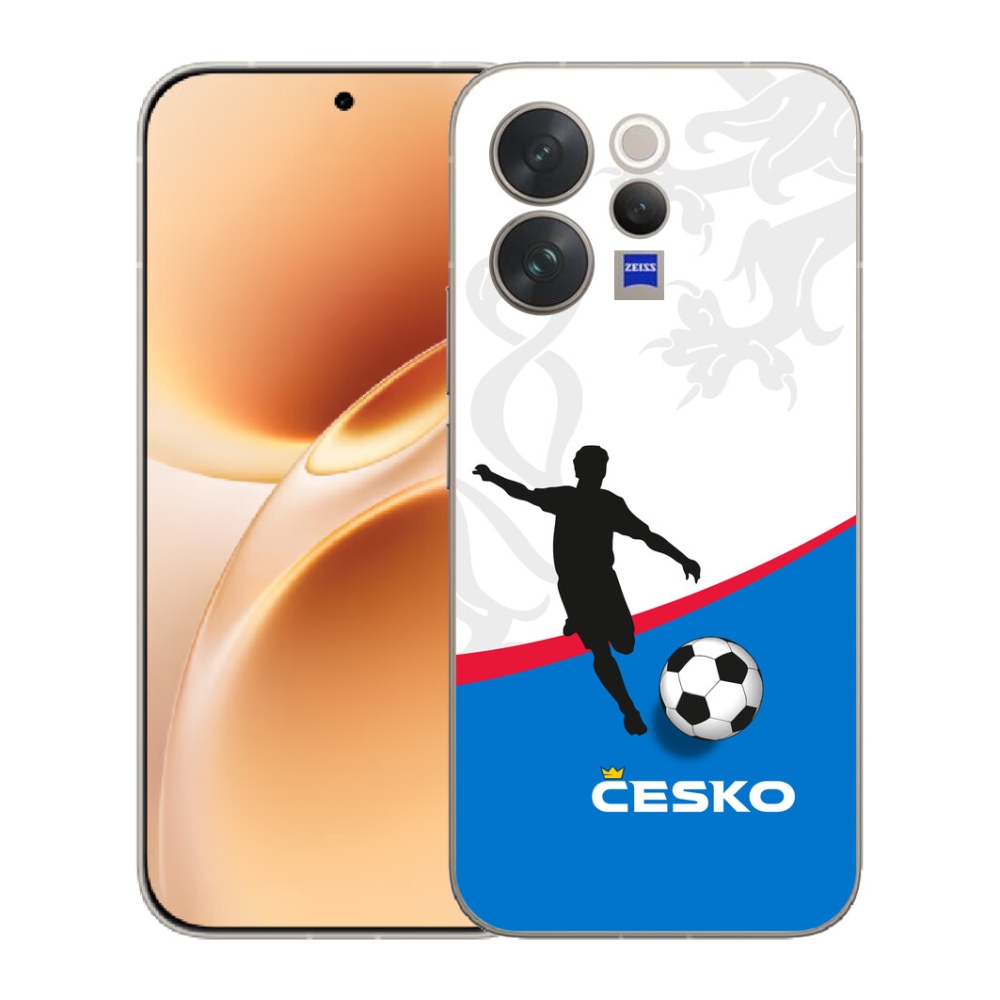 Gelový kryt mmCase na Vivo V70 - fotbal Česko 1