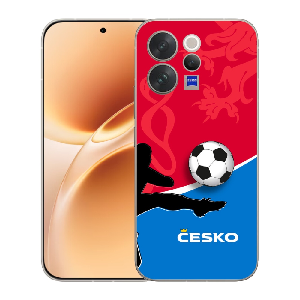 Gelový kryt mmCase na Vivo V70 - fotbal Česko 2