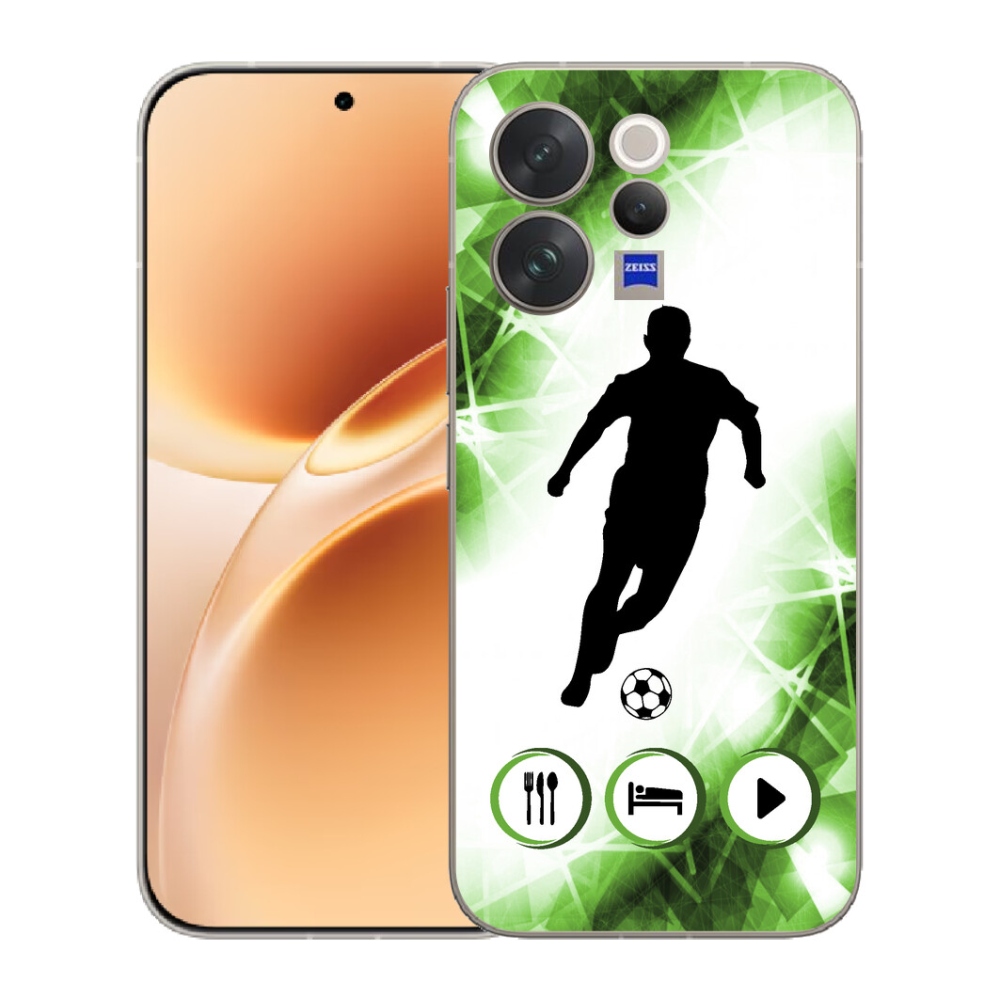 Gelový kryt mmCase na Vivo V70 - fotbalista
