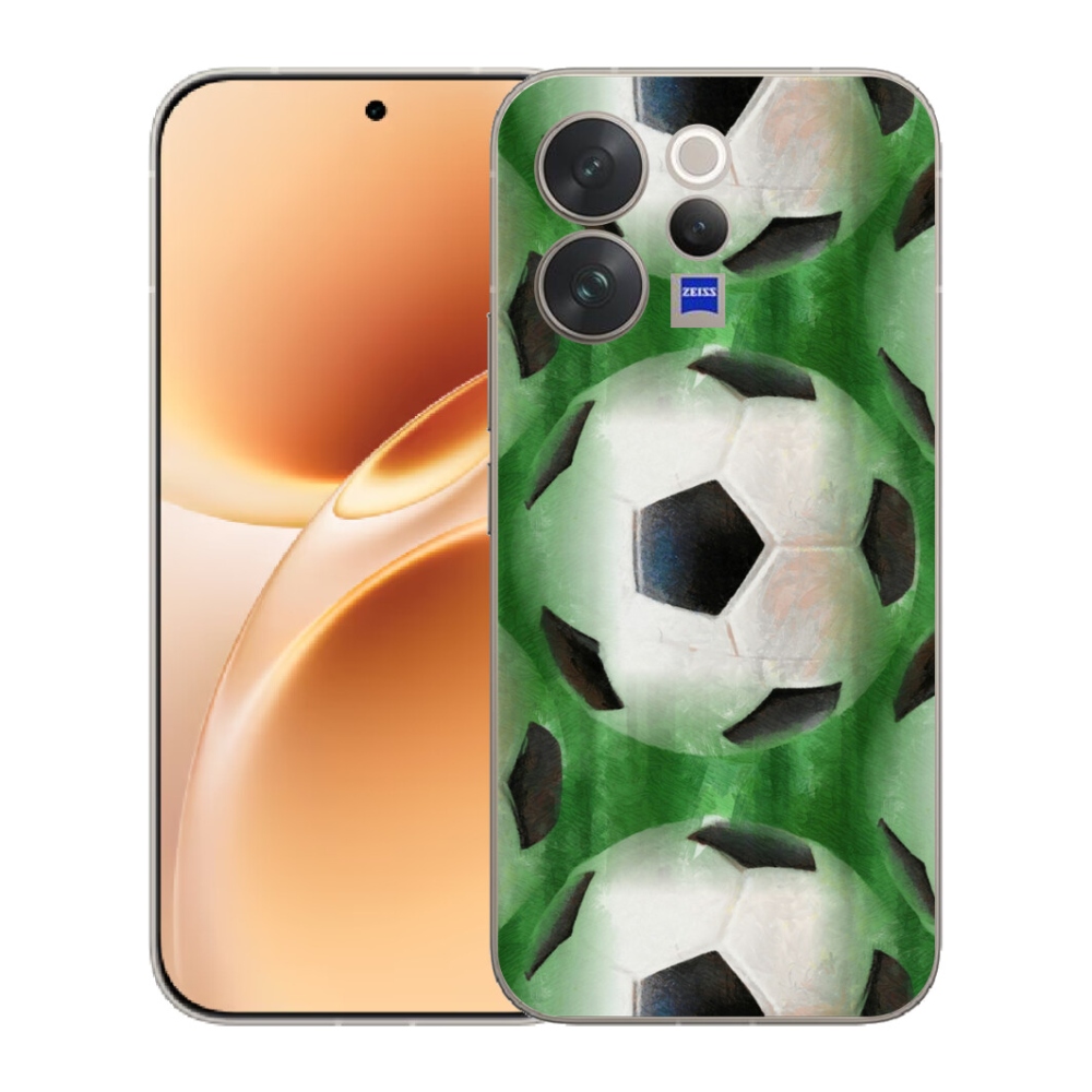 Gelový kryt mmCase na Vivo V70 - fotbalový míč