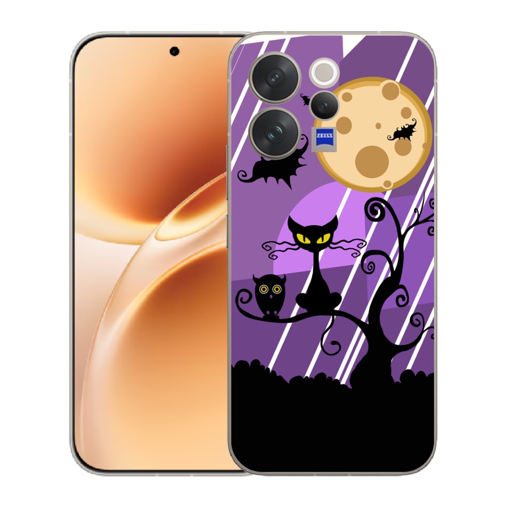 Gelový kryt mmCase na Vivo V70 - halloween