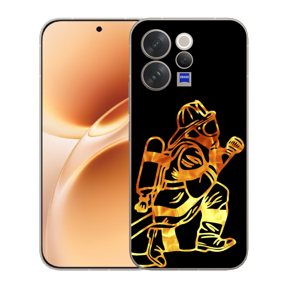 Gelový kryt mmCase na Vivo V70 - hasič 1
