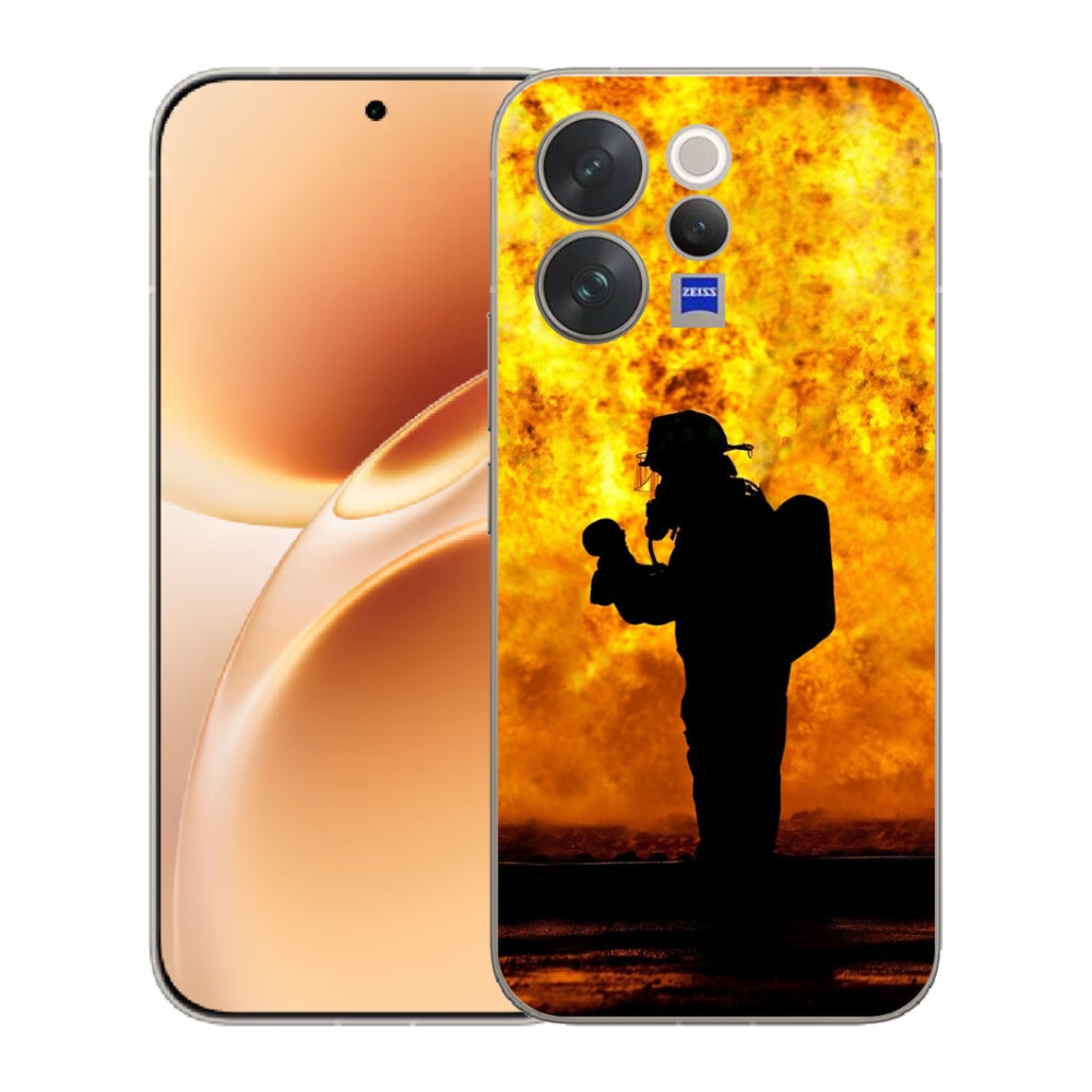 Gelový kryt mmCase na Vivo V70 - hasič