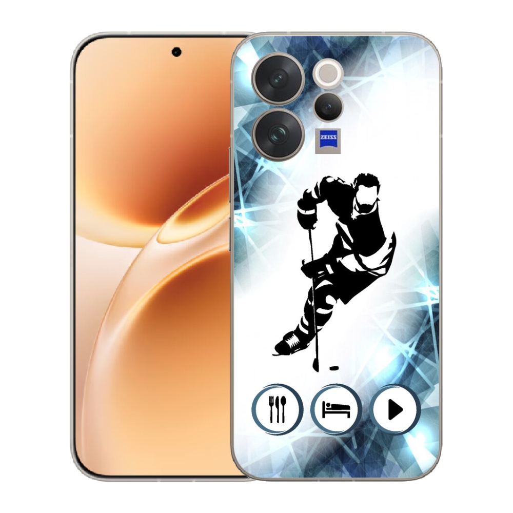 Gelový kryt mmCase na Vivo V70 - hokej 1